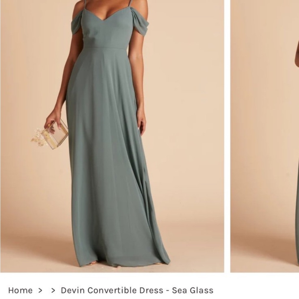 Devin Convertible Dress - Sea Glass